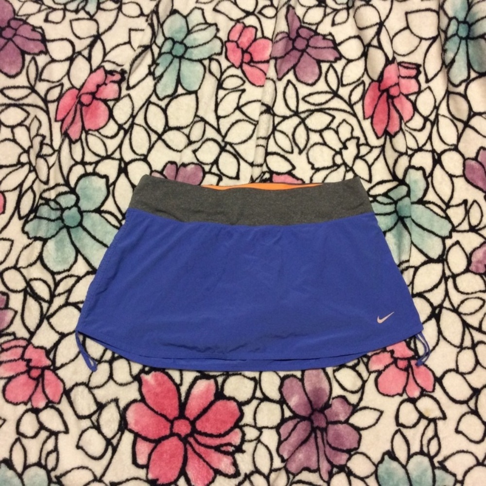 Blue and Orange Nike Skort